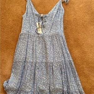 Garage Light Blue Floral Dress